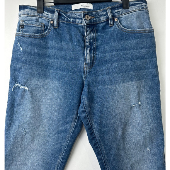 KanCan Estilo Jeans size 9/28 Distressed Denim Stretch Straight Fit Pockets B9 - Picture 2 of 7